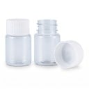 10 ks plastových lahviček 15 ml se šroubovacím víčkem Průhledné plnitelné PET lahvičky Na vzorky tablety tekutiny a kosmetiku 5