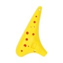 Ocarina de plástico 12 buracos Afinação Alto C 17 x 10,1 x 5,5 cm De resina plástica Leve Instrumento musical para crianças e iniciantes 3