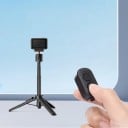 VRIG Magnetic Tripod and Selfie Stick with Bluetooth Remote for DJI Osmo Action 6 5 Pro 4 360° Ball Head Reach 10 m to 54 cm 2