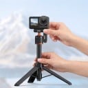 VRIG Magnetic Tripod and Selfie Stick with Bluetooth Remote for DJI Osmo Action 6 5 Pro 4 360° Ball Head Reach 10 m to 54 cm 4