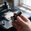 Tetovací jehly cartridge 1207RM Round Magnum 7 hrotů 20 ks Jednorázové sterilní S membránou Nerezová ocel 304 Černé Na stínování 3