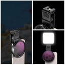 Variable ND Filter for Mobile ND2-ND32 67 mm with Clip and Reduction Ring Light Mount Optical Glass Black for Long Exposure 4