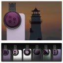 Variable ND Filter for Mobile ND2-ND32 67 mm with Clip and Reduction Ring Light Mount Optical Glass Black for Long Exposure 5