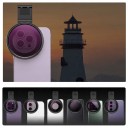Variable ND Filter for Mobile ND2-ND400 67 mm with Clip and Reducing Ring Light Mount Optical Glass Black for Long Exposure 6
