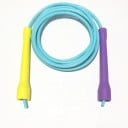 Cordino per salto veloce in PVC 5 mm Lunghezza 3,2 m Peso 115 g Durezza 80A Lunghezza regolabile Per doppi salti e fitness 2
