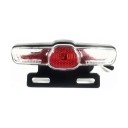 Conjunto de iluminação LED para bicicleta elétrica 05X Farol Setas e luz de travão 36 a 72 V Redução 1T2 Julet 911 9 pinos KT IPX5 Preto 4