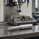 Závitová fréza M1 x 0,25 mm Jednozubá Stopka 4 mm Celokarbidová CNC fréza zo slinutého karbidu Strieborná Frézovanie závitov M1 5