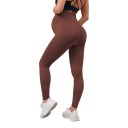 Dámske tehotenské športové legíny s vysokým pásom cez brucho elastické žebrované legíny pre tehotné ženy dlhé 5