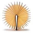Lampe LED pliable en forme de livre 14 x 11,5 x 2,5 cm 3 couleurs de lumière Panneaux en bois Chargement USB Lampe de chevet 5