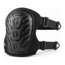 Kneepad 1 pc Hard Shell Gel Cushion Height 20 cm Breathable Mesh Two Adjustable Straps Black For Paving and Gardening 1