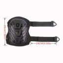 Kneepad 1 pc Hard Shell Gel Cushion Height 20 cm Breathable Mesh Two Adjustable Straps Black For Paving and Gardening 7