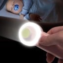 Pilnică electrică pentru unghii pentru bebeluși cu lumină LED 6 capete de șlefuit 2 viteze încărcare USB pentru sugari și copii 7