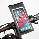 Vandtæt telefonetui med holder til cykel- og motorcykelstyr Berøringsfolie TPU Drejelig 360° 21 x 10,5 cm Sort Op til 6,5 tommer 3