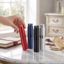 Set of 4 Refillable Perfume Atomisers 8 ml Travel Sprayers with Glass Insert and Filling Accessories 2