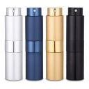 Set of 4 Refillable Perfume Atomisers 8 ml Travel Sprayers with Glass Insert and Filling Accessories 3