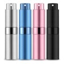 Set of 4 Refillable Perfume Atomisers 8 ml Travel Sprayers with Glass Insert and Filling Accessories 5