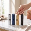 Set of 4 Refillable Perfume Atomisers 8 ml Travel Sprayers with Glass Insert and Filling Accessories 6