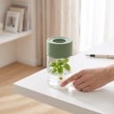 Hydroponisk Blomsterkrukke med Låg 11,8 cm Plastisk med Gennemsigtig Beholder til Dyrkning af Planter i Vand og Rodning af Stiklinger 5