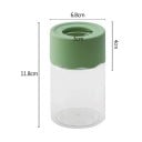 Hydroponisk Blomsterkrukke med Låg 11,8 cm Plastisk med Gennemsigtig Beholder til Dyrkning af Planter i Vand og Rodning af Stiklinger 6