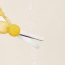 Tesouras para unhas de bebés com pontas arredondadas e capa de proteção 7,7 x 5,5 cm Cabo em plástico Amarelo Para um corte seguro das unhas 8