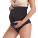 Culottes de grossesse sans couture à taille haute pour femmes enceintes, culottes élastiques, coupe classique 1