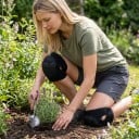 Knee Pads 1 Pair with 20 mm Foam Filling Soft Non-Slip Lining Velcro Black For Cleaning Gardening and Sports 2