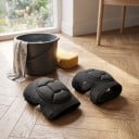 Knee Pads 1 Pair with 20 mm Foam Filling Soft Non-Slip Lining Velcro Black For Cleaning Gardening and Sports 3