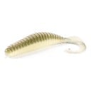 Gummibait twister 5 cm 20 stk Ribbet krop og snoet hale Vægt 1,1 g Til aborre og rovfisk 13