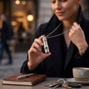 Mini LED Torch for Neck and Keys Alonefire X73 56 x 16 mm 450 lm 6 Modes USB-C Charging Aluminium Body For Travel 2