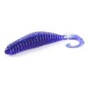 Gummibait twister 6,5 cm 10 stk Ribbet krop og snoet hale Vægt 2,5 g Til aborre og rovfisk 3