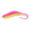 Gummibait twister 6,5 cm 10 stk Ribbet krop og snoet hale Vægt 2,5 g Til aborre og rovfisk 7