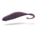 Gummibait twister 6,5 cm 10 stk Ribbet krop og snoet hale Vægt 2,5 g Til aborre og rovfisk 9