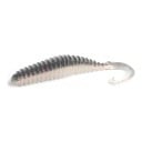 Gummibait twister 6,5 cm 10 stk Ribbet krop og snoet hale Vægt 2,5 g Til aborre og rovfisk 11