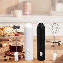 Elektrische melkopschuimer 2-in-1 Handmixer met veer- en ballonklopper 3 snelheden Opladen via USB-C Voor koffie en eieren 1