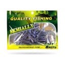Gummibait ripper 3,5 cm 50 stk Mikro bait med T hale Vægt 0,5 g Til aborre og andre rovfisk 7
