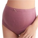 Culottes de grossesse avec nœud et taille haute ajustable sur le ventre avec ceinture élastique pour femmes enceintes 9