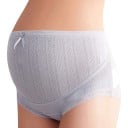 Culottes de grossesse avec nœud et taille haute ajustable sur le ventre avec ceinture élastique pour femmes enceintes 1