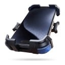 Phone Holder for Motorbike and Bicycle with Safety Lock Rotatable 360° For Phones 4.7–7 Inches Handlebars 15–40 mm Plastic and Silicone Black 4