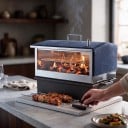 Manta de soldadura e base não inflamável Resistência ao fogo 1000 °C Dimensão 1 x 1 m Espessura 2 mm Feltro de carbono pré-oxidado Preto 4
