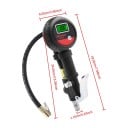 Digital Tyre Pressure Gauge with Inflator up to 200 PSI Backlit LCD Display Metal Body 34 cm Hose Tyre Pressure Meter for Cars and Motorcycles 3