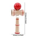 Kendama Trælegetøj Japansk Spil med Kugle på Snor 13,5 x 5,5 cm Træning af Koordination og Smidighed Til Børn og Voksne 4