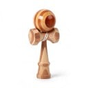 Kendama i bambus Japansk leg med bold på snor 18,5 x 7 cm Bold 6 cm Træning af koordinering Til børn og voksne 1
