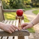 Kendama i bambus Japansk leg med bold på snor 18,5 x 7 cm Bold 6 cm Træning af koordinering Til børn og voksne 5