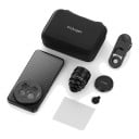 Telekonvertor 2x pro vivo X200 Pro s pouzdrem Závit 17 mm Ohnisko 240 mm Optické sklo 7 čoček Černý Teleobjektiv na mobil pro focení 3