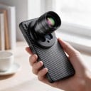 Telekonvertor 2x pro vivo X200 Ultra s pouzdrem Závit 17 mm Ohnisko 240 mm Optické sklo 7 čoček Černý Teleobjektiv na mobil k focení 4