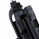 Selfie stick con treppiede FANGTUOSI 180 cm con due luci LED e telecomando wireless Treppiede a quattro gambe e supporto per telefono rotante a 360° 5