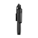 Selfie stick con treppiede FANGTUOSI 180 cm con luce LED e microfono wireless USB-C Treppiede a quattro gambe con telecomando e supporto rotante 2