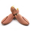 Napínacchi per scarpe in cedro rosso 1 paio Taglia EU 42 Lunghezza e larghezza regolabili Molla doppia Mantenimento della forma delle scarpe Unisex 3