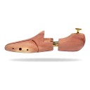 Napínacchi per scarpe in cedro rosso 1 paio Taglia EU 43 Lunghezza e larghezza regolabili Molla doppia Mantenimento della forma delle scarpe Per uomo 8