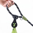 Supporto in silicone per sacchetti di escrementi per cani da attaccare al guinzaglio 13 x 4,3 cm Fessura per sacchetto Hands-free Silicone 4
